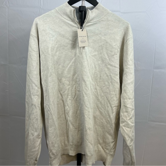 NWT Peter Millar Quarter Zip Sweater Mens Size XL
